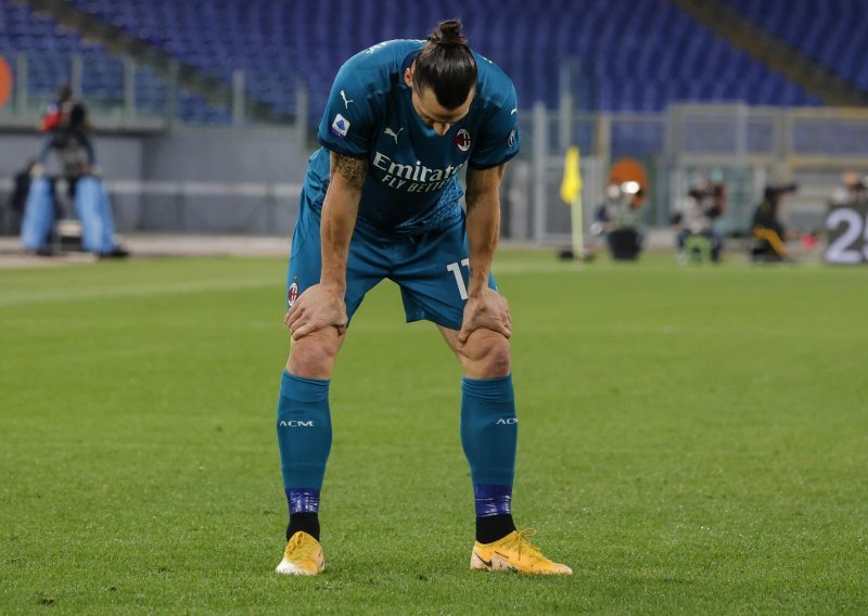 Milan ponovno ostao bez Zlatana Ibrahimovića, a poznato je i što je s Antom Rebićem koji je u derbiju s Romom dobio neugodan udarac