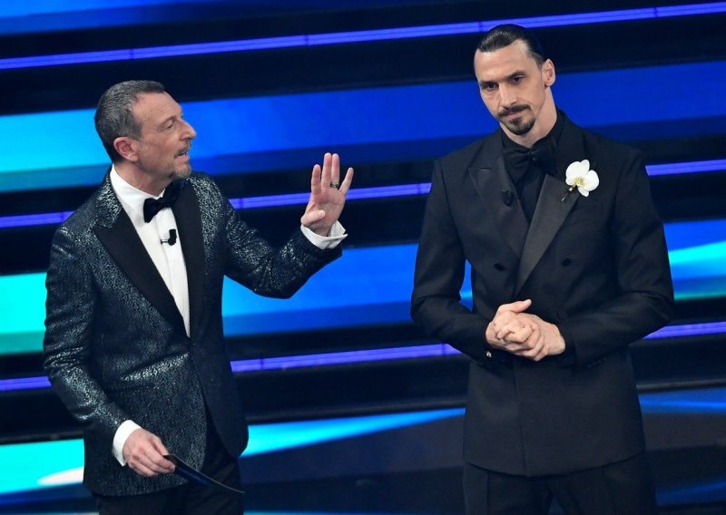 [VIDEO] Zlatan Ibrahimović uz taktove poznatog narodnjaka stigao na pozornicu festivala u Sanremu