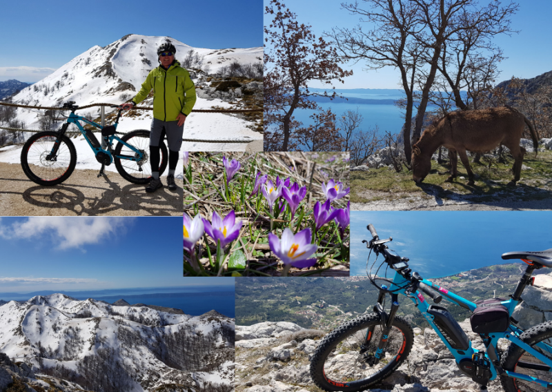 [FOTO/VIDEO] Izlet za pamćenje i odlično otvaranje bike sezone; svakoga tko pobijedi buru i zapuhe snijega na usponu od Makarske do vrha Biokova čeka fascinantna nagrada