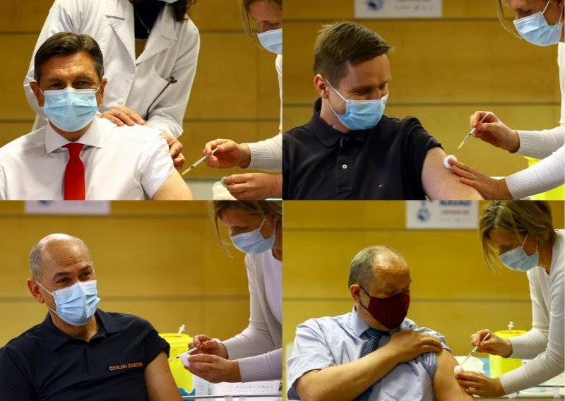 Pahor i Janša cijepili se AstraZenecom: 'Ovo je ključni faktor za okončanje epidemije'