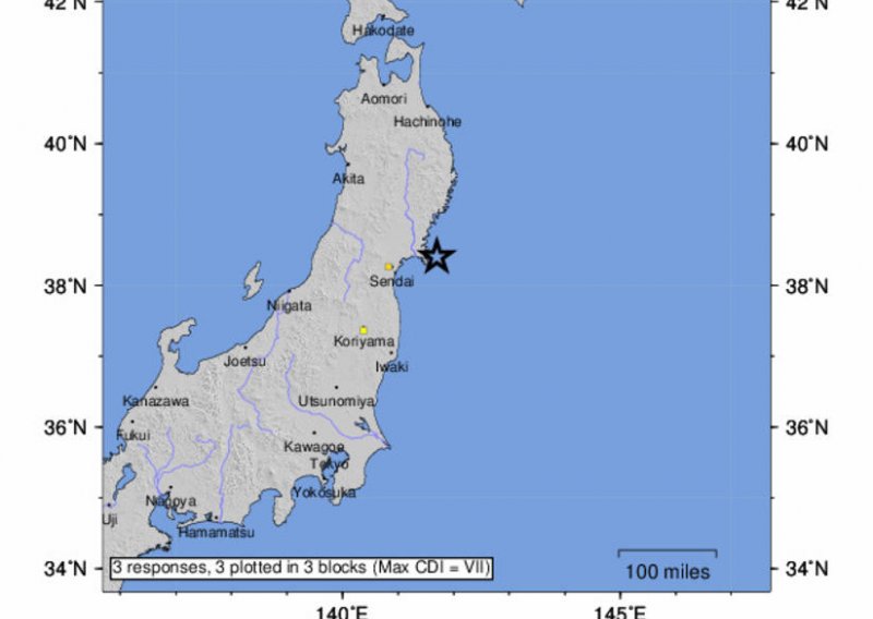 [VIDEO] Snažan potres 7.2 po Richteru pogodio Japan: Bilo je jako loše, dugačko ljuljanje s jedne na drugu stranu