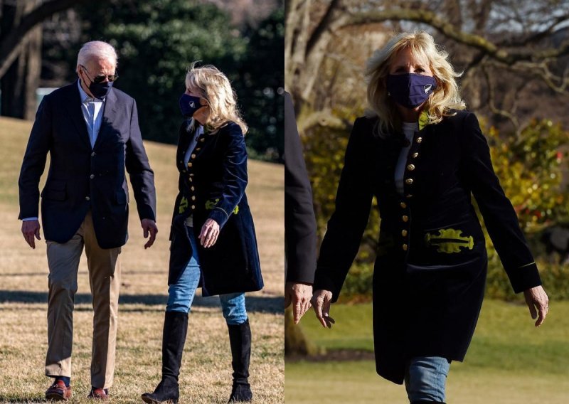 U omiljenim čizmama i efektnom kaputu: Jill Biden osvanula u stajlingu kakvog se ne bi posramila ni Brigitte Macron