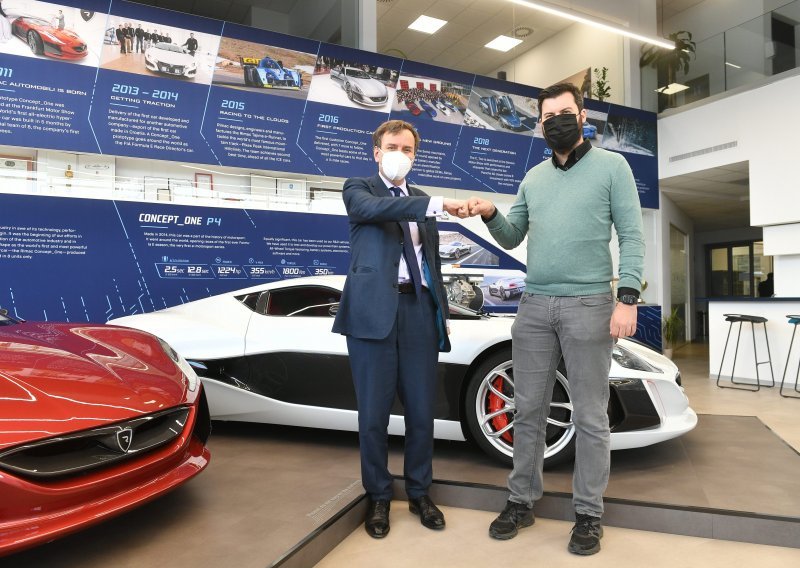 [FOTO] Rimac otvorio ured u Britaniji; u Svetoj Nedelji ugostio ministra koji je njegove automobile gledao u Top Gearu