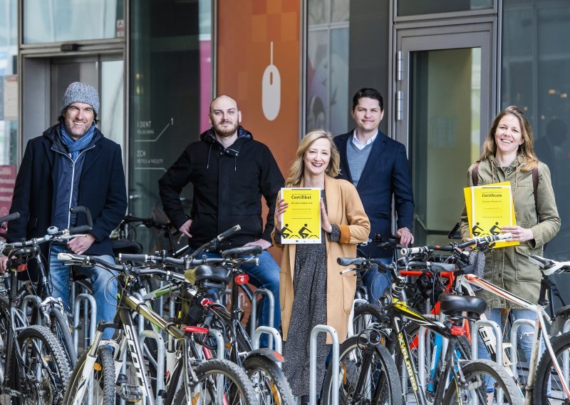 Certifikat 'Poslodavac prijatelj bicikliranja' uručen Hrvatskom Telekomu
