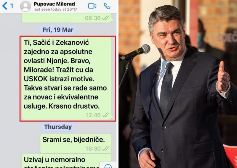 Milanović objavio cijelu poruku koju je poslao Pupovcu, pa našao nove žrtve: Ovoga puta su mu krivi Branko Smerdel, Mato Palić, Dejan Jović, a Žarka Puhovskog nazvao je 'udbaškim drukerom'