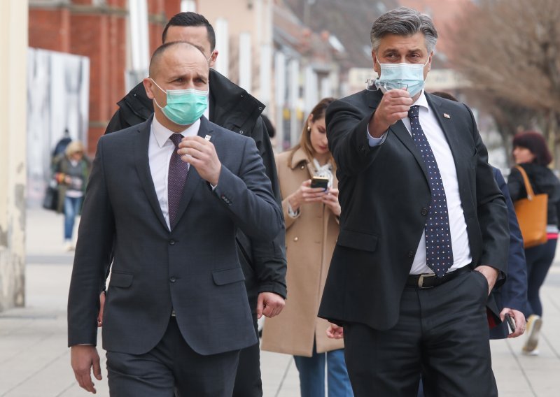 Plenković se sastao sa županom Anušićem, a ovaj nakon 10 minuta doznao da je pozitivan; premijer potom krenuo o Milanoviću: On je nacrtao metu na zastupnika Pupovca