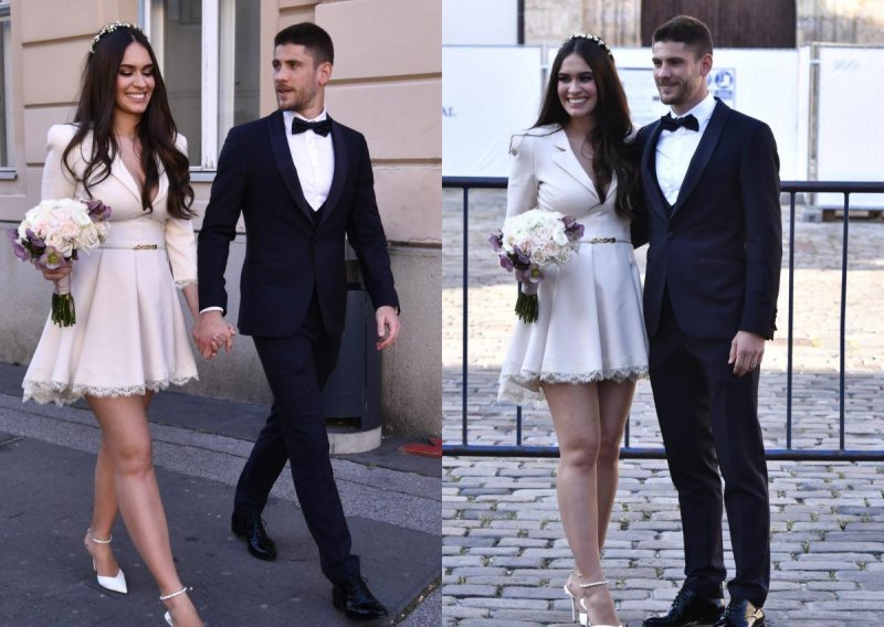 [FOTO/VIDEO] Izrekli su - da: Vjenčali se Andrej Kramarić i Mia Ćurković