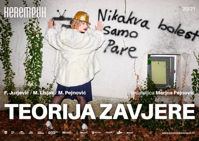 Nakon uspješne 'Bilježnice Robija K.' Marina Pejnović vraća se u Kerempuh s 'Teorijom zavjere'