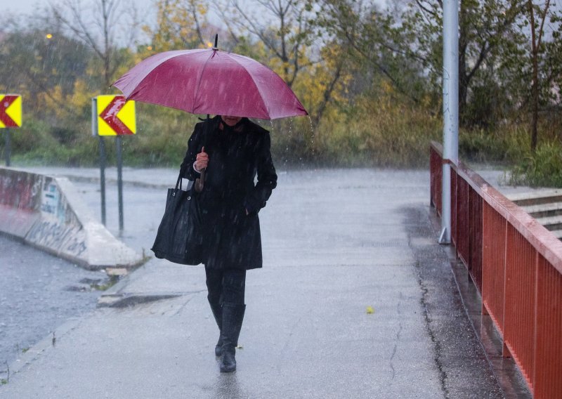 Promjena vremena: Od večeri naoblačenje uz kišu i lokalne pljuskove s grmljavinom, subota hladnija