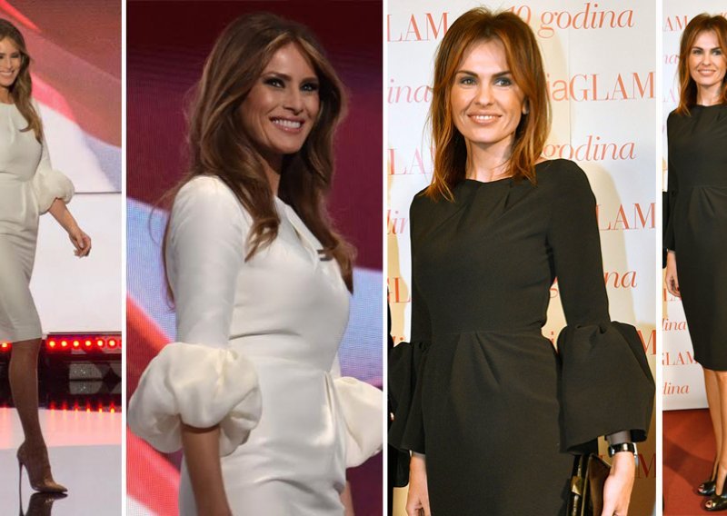 Branka Krstulović kao Melania Trump: ista frizura i haljina