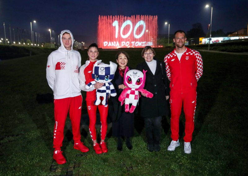 Hrvatski olimpijski odbor obilježio '100 dana do Tokija'; predstavljena i službena odjeća naših olimpijaca