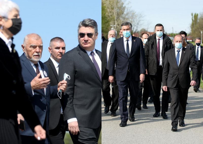 [FOTO/VIDEO] Obilježavanje proboja u Jasenovcu: Milanović, Jandroković i Plenković u odvojenim izaslanstvima položili vijence