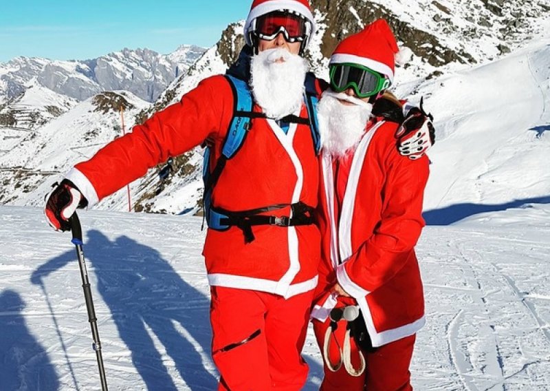 Poznati bračni par priredio show na švicarskom skijalištu