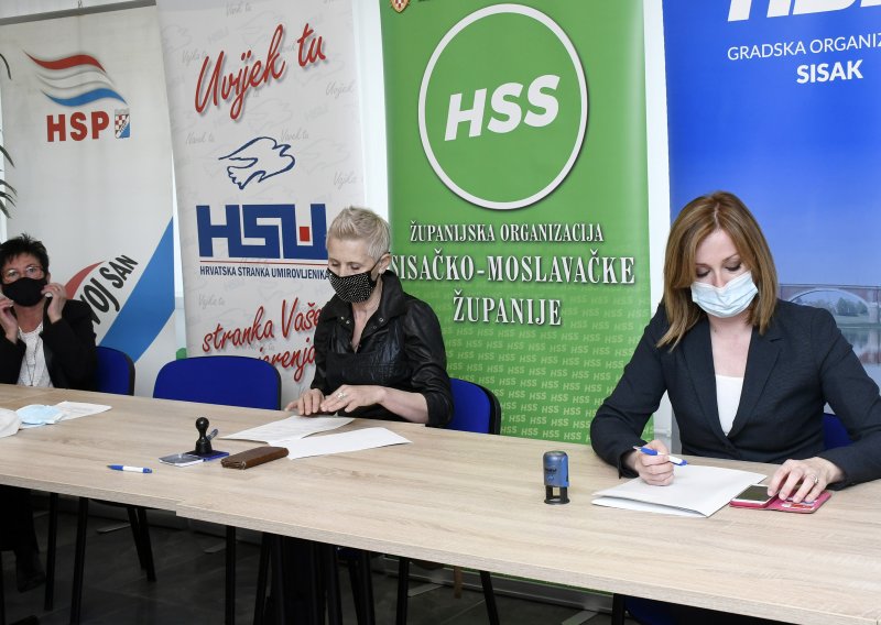 HDZ-ova kandidatkinja za gradonačelnicu Siska na izbore ide u koaliciji s još sedam stranaka