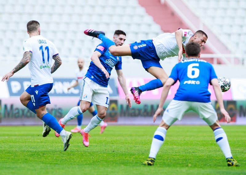 [VIDEO/FOTO] Dinamo remijem na Poljudu napravio novi korak prema obrani titule prvaka u HT Prvoj ligi; golovi u derbiju padali nakon pogrešaka