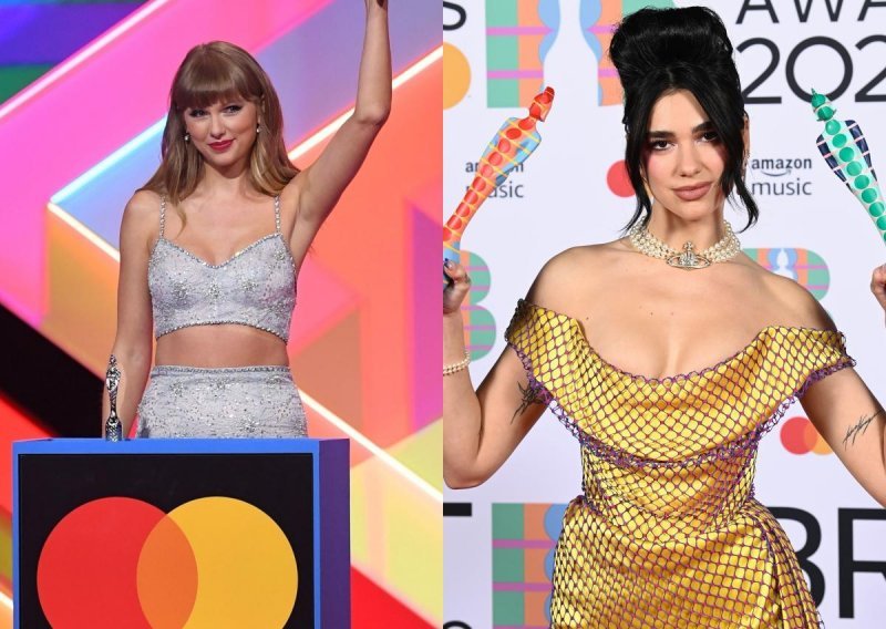 Dodijeljene Brit Awards i to pred publikom: Taylor Swift je Global Icon, a Dua Lipa kući odnijela dvije nagrade