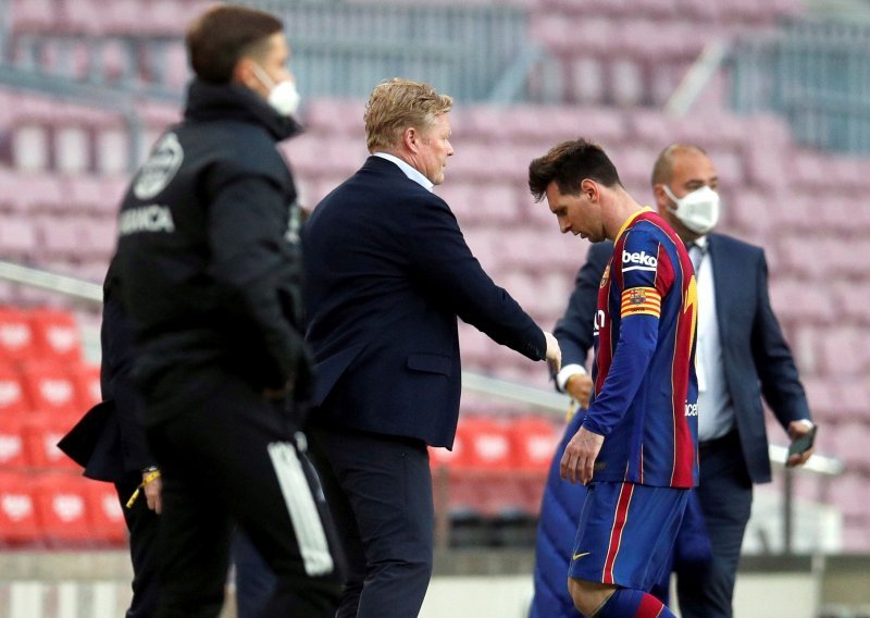 Nakon nove sramote Barcelone stiglo je jedino logično pitanje treneru Koemanu, a on je u cijelu priču upleo i Lionela Messija