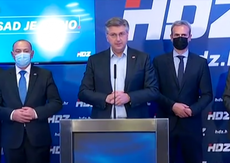 Plenković: HDZ je još jednom dokazao da je najveća stranka, Filipović je nova kvaliteta