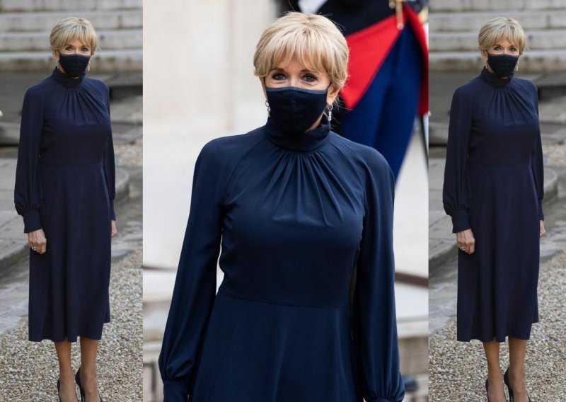 Stilski odmak: Brigitte Macron u izdanju u kakvom je dosad nismo vidjeli