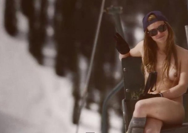 Tko bolje reklamira skijalište od golih skijaša?