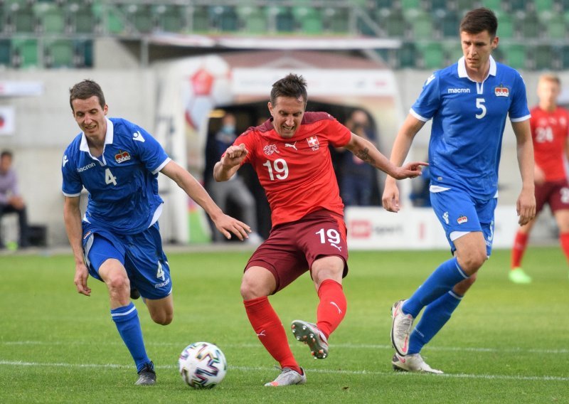 Napadač Dinama hat-trickom počastio slabašni Lihtenštajn; Švicarci  su do vrha napunili gol nedoraslih protivnika