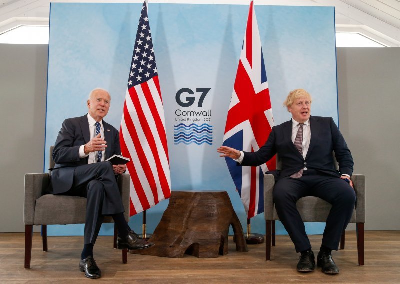 [FOTO] Počinje summit G7: Sedam najbogatijih sa svitom okupirali gradić Carbis Bay, glavne teme rasprava pandemija i klimatske promjene