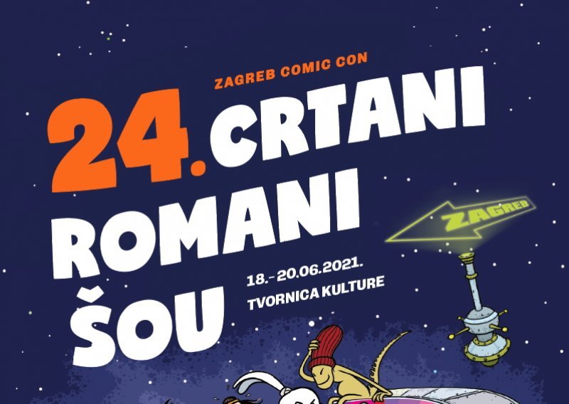 Počinje 24. Međunarodni festival stripa Crtani romani šou – Zagreb Comic Con, najveći regionalni festival stripa