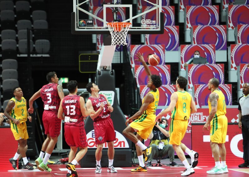 [FOTO] Brazil i Aco Petrović stigli korak do Olimpijskih igara u Tokiju; Meksiko je u polufinalu turnira u Splitu totalno razbijen