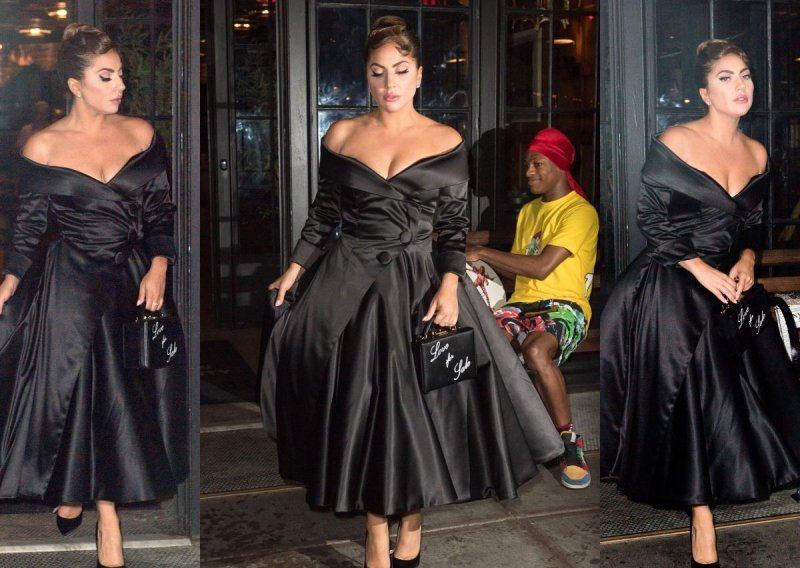 Izgleda nevjerojatno dobro: Lady Gaga nosi elegantnu crnu haljinu inspiriranu Diorovom kreacijom iz zlatnog doba Hollywooda