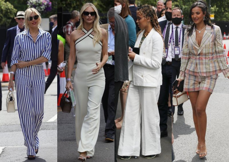 Modnu pobjedu u gledalištu Wimbledona izvojevala Sienna Miller u prugastom kombinezonu