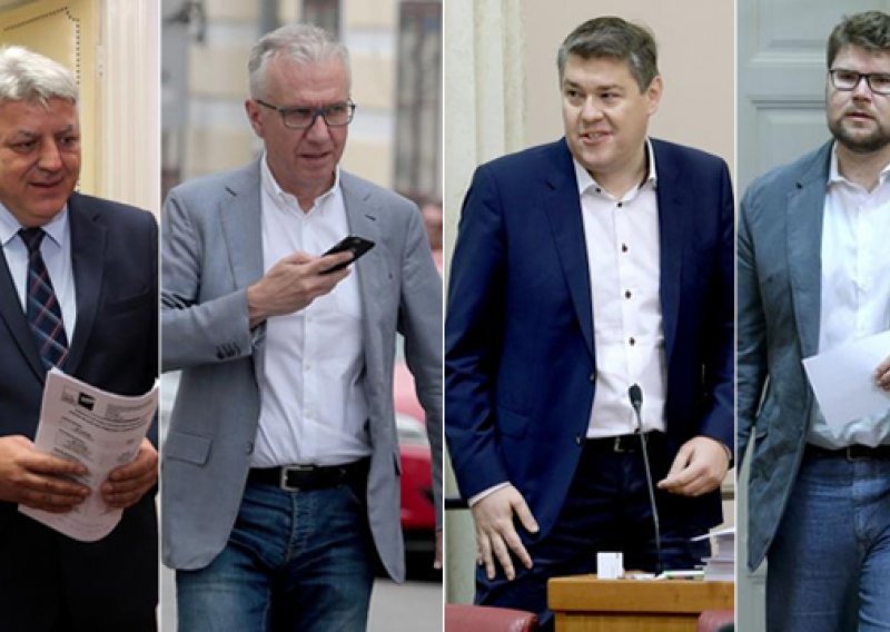 Potpredsjednici stranke Komadina, Rajko Ostojić, Grbin i Lalovac