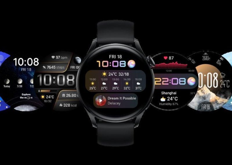 Mjerenje temperature, praćenje pada, SOS poziv: Huawei Watch 3 serija stigla u Hrvatsku