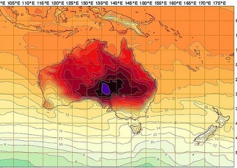 Australiji prijete 'ljubičaste' temperature