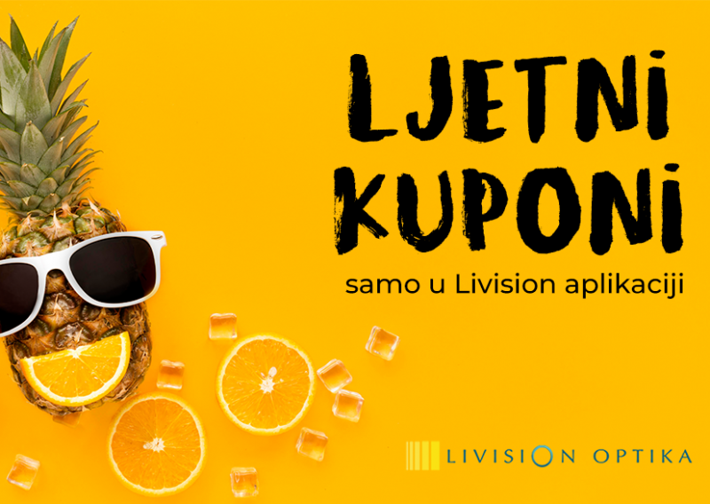 Ovog ljeta opremi se savršenim vidom uz odlične pogodnosti za sve što je za to potrebno u Livision optikama!