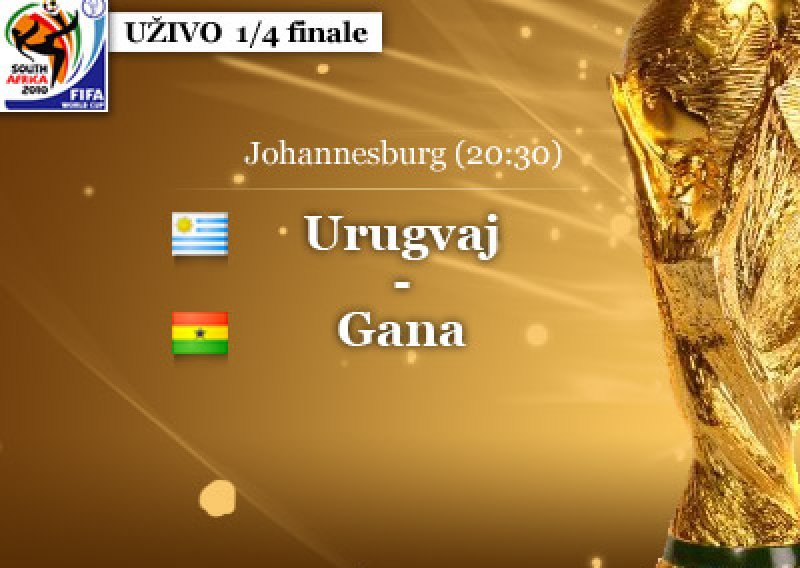 Gana ostala na pragu, Urugvaj slavi