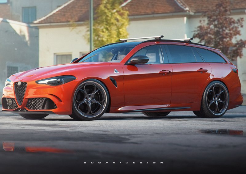 [FOTO] Alfa Romeo Giulia karavan? Da, ali samo u mašti!