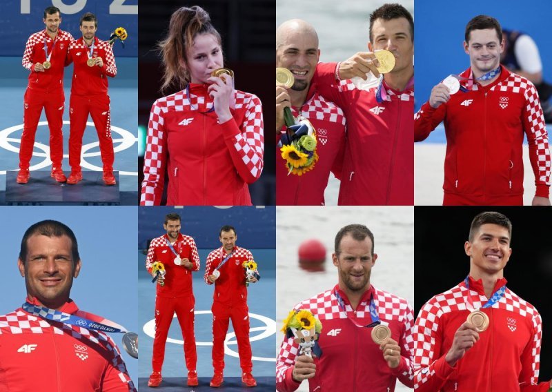 Hrvatski sportaši iz Tokija su se vratili s osam olimpijskih medalja i po tome su ovo druge najuspješnije Igre za Hrvatsku; biste li znali nabrojati sve osvajače?