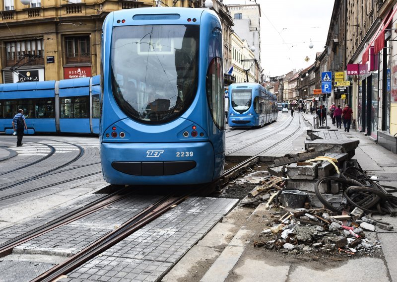Danas se u potpunosti obustavlja vožnja tramvajem u centru Zagreba, evo i do kada