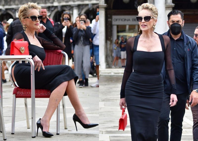 Postala je glavnom atrakcijom u Veneciji: Sharon Stone u 63-oj zablistala u ulozi modela