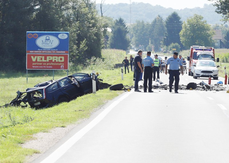 [VIDEO] U prometnoj nesreći na Podravskoj magistrali poginuo vozač