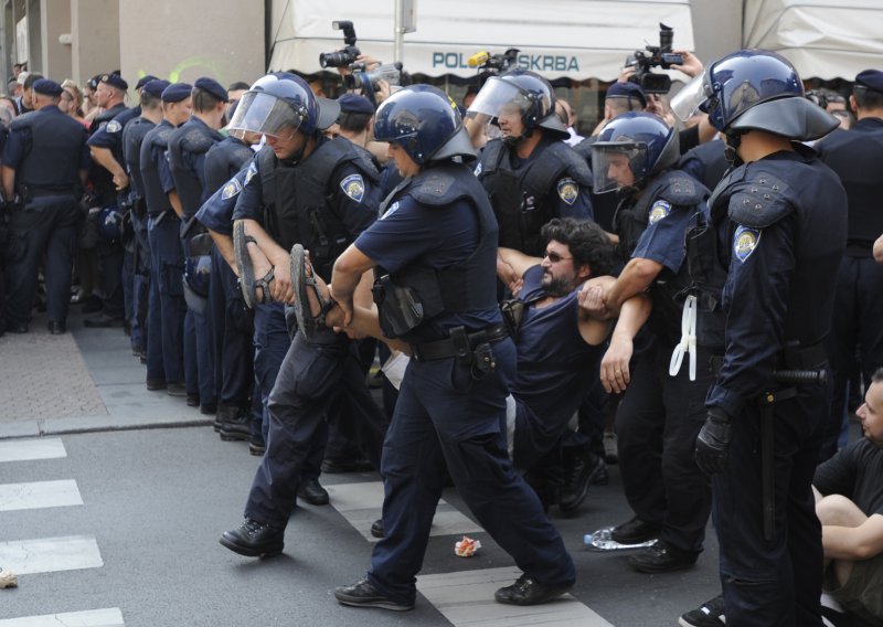 Over 130 protesters arrested in downtown Zagreb