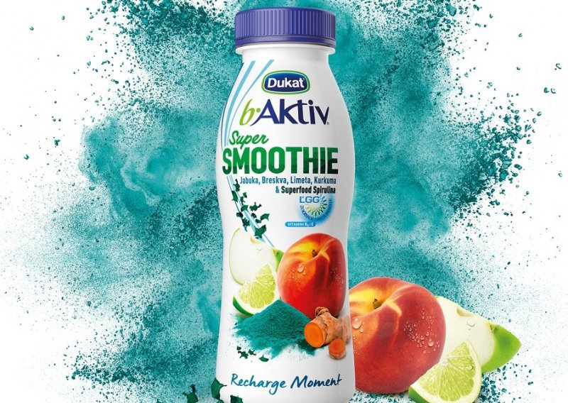 b.Aktiv LGG Super Smoothie sa spirulinom - novi hit iz Dukata