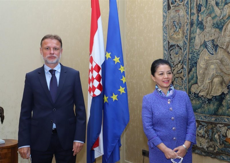 Jandroković primio kinesku veleposlanicu: Pelješki most simbol prijateljskih odnosa