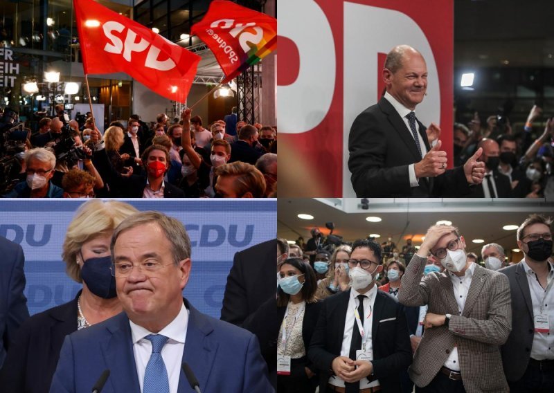 [FOTO/VIDEO] Stigli prvi neslužbeni rezultati njemačkih izbora: Utrka gotovo izjednačena, SPD tvrdi da ima novog kancelara, CDU/CSU priznali da nisu zadovoljni rezultatima