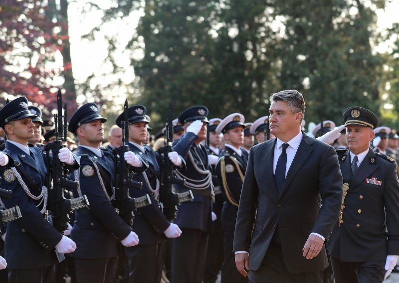 [FOTO] Milanović uz Dan policije: Pomognite ljudima u nevolji, ali čuvajte hrvatsku granicu. Budite lukavi, nikada perfidni