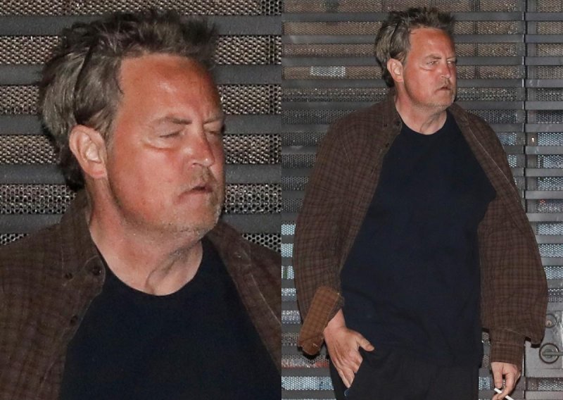 Ni ponovno okupljanje 'Prijatelja' nije mu pomoglo: Matthew Perry na novim fotografijama ne sliči na sebe