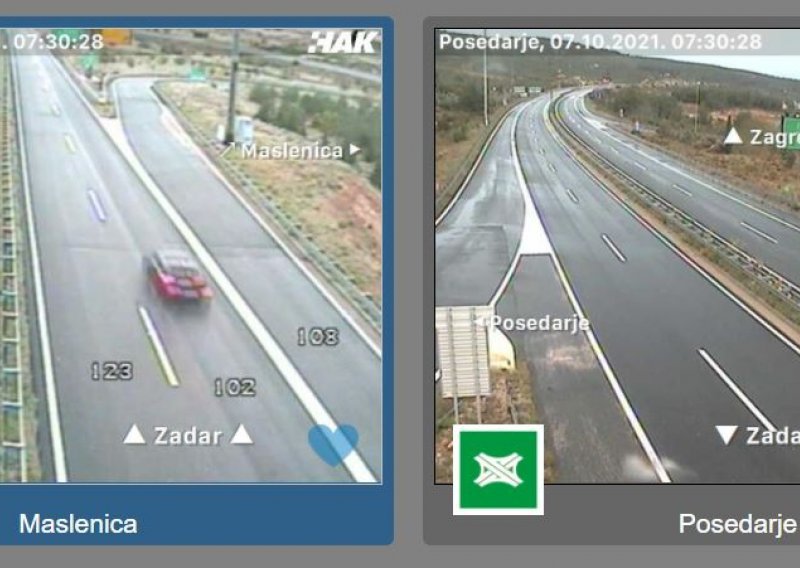 Problemi u prometu: Zbog olujnog vjetra ograničenja na A1 i A6, srna na cesti kod Vrbovskog