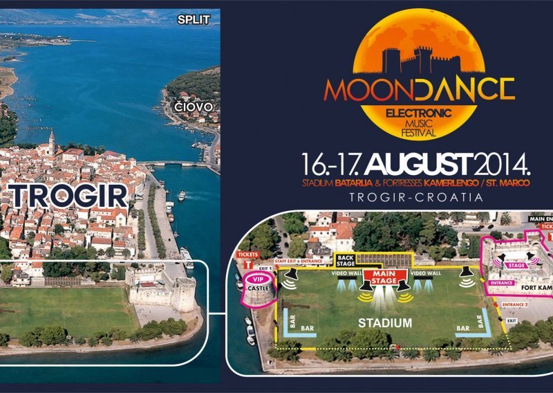 Moondance festival u Trogiru
