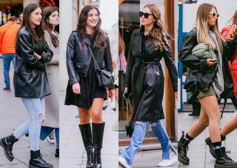 Poput street style zvijezda: Djevojke u najpoželjnijim komadima od kože okupirale su zagrebačku špicu