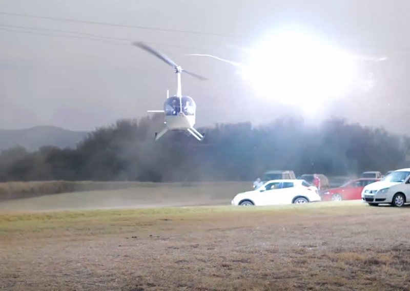 Što se dogodi kad helikopter pogodi žicu dalekovoda?